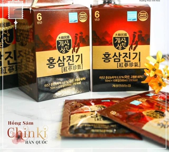 Nước Hồng Sâm CHINKI NONGHYUP hộp 30 gói