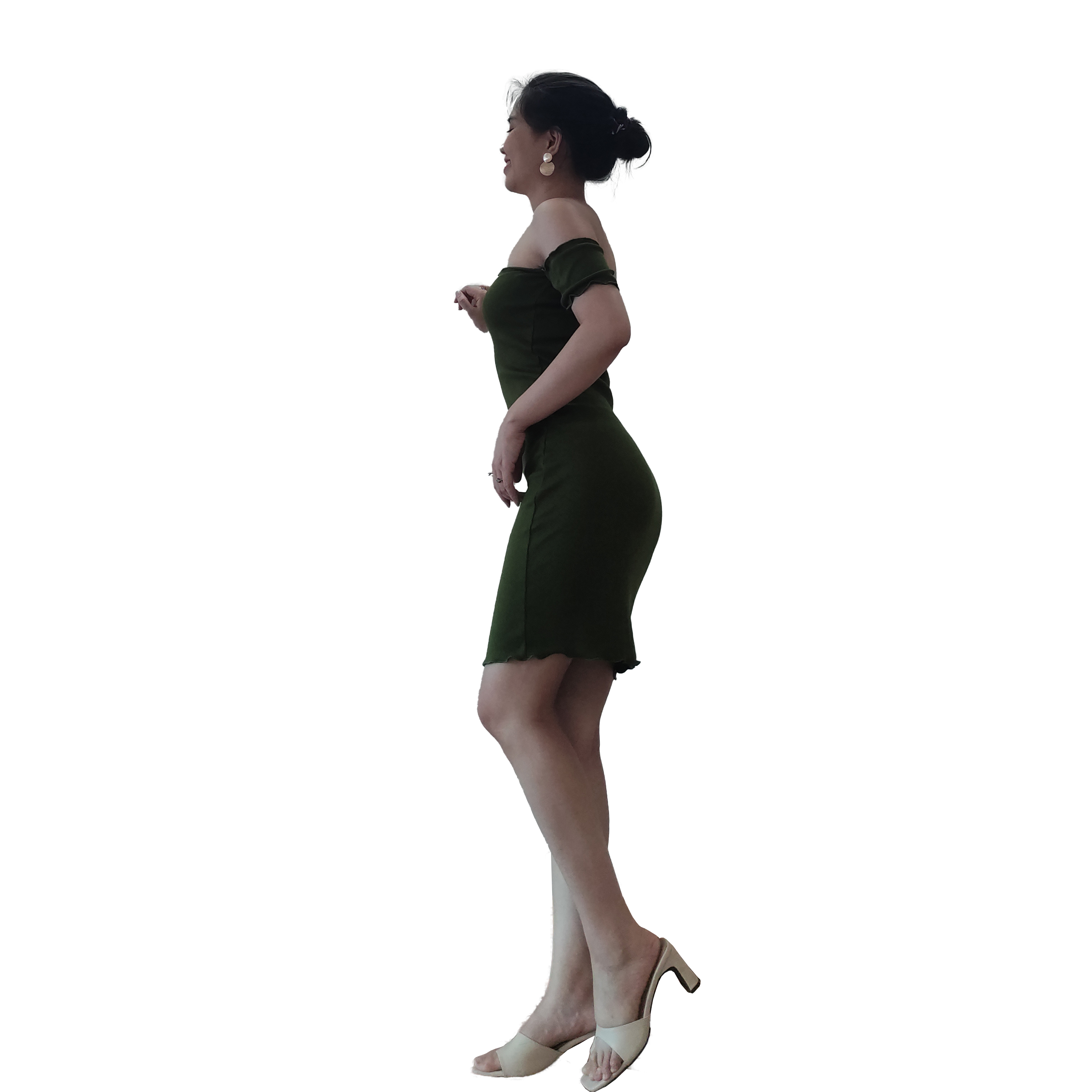 Đầm body trễ vai thời trang XIXO cao cấp