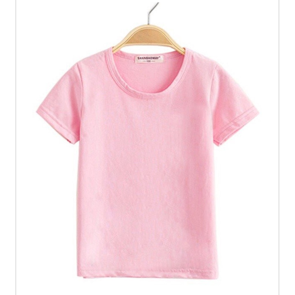 Áo Thun Trơn Cho Bé Nhiều Màu Trai và Gái Từ Sơ Sinh Đến 36kg