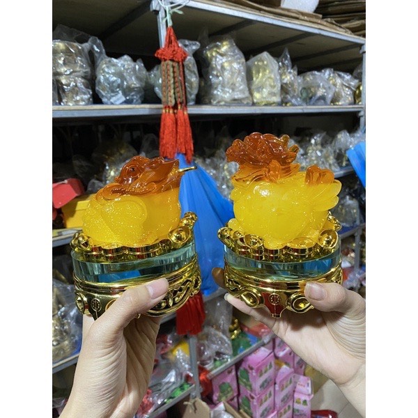 Cóc (Thiềm Thừ)/ Tỳ hưu Ngọc Phong Thủy Đế Kiếng Xoay