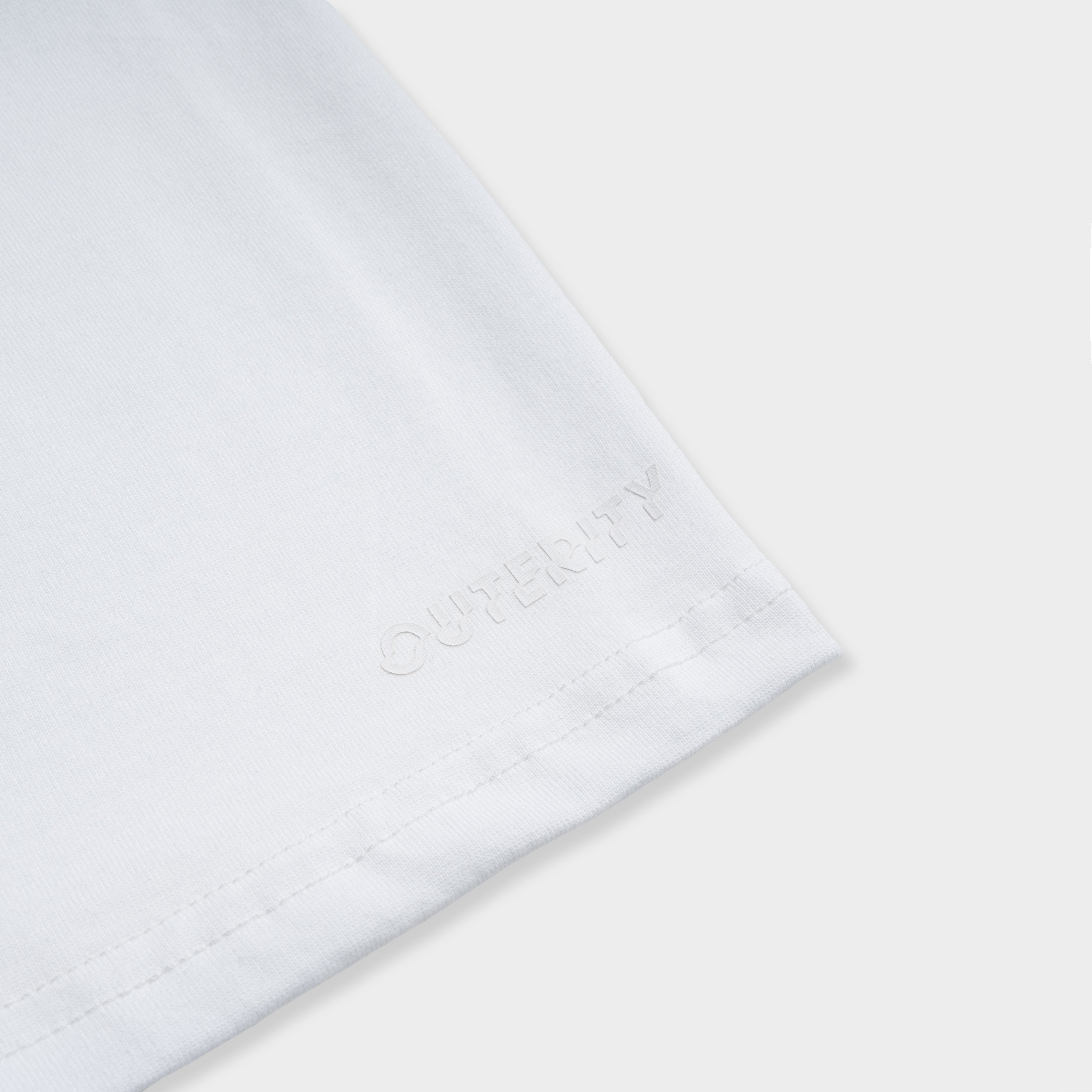Áo thun Outerity Break Down Logo / Trắng - ORT.B 134