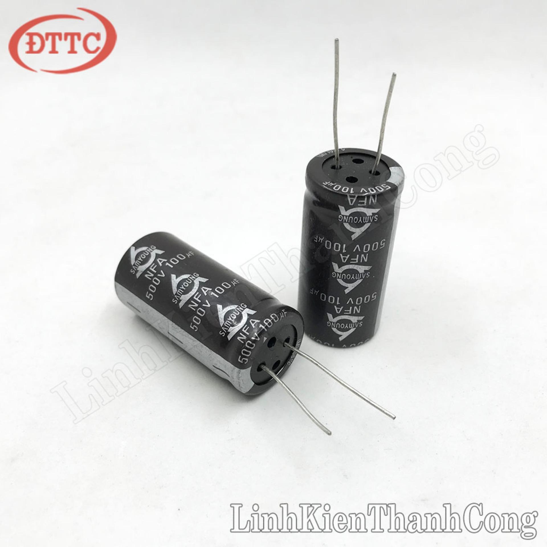Tụ SAMYOUNG 100uF 500V (20x40mm)