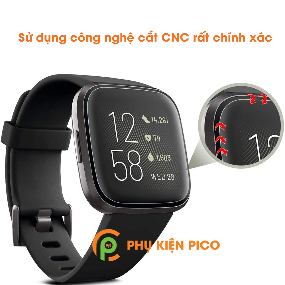 Dán màn hình đồng hồ Fitbit Versa 2 PPF cao cấp dẻo trong suốt