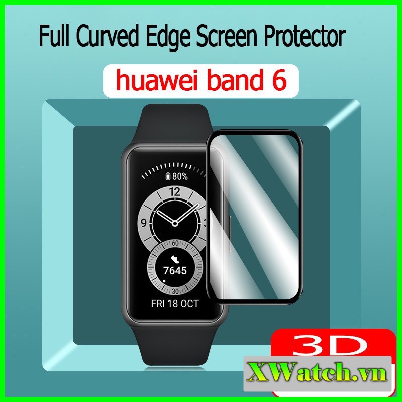 Miếng dán full viền bảo vệ màn hình cho huawei honor band 6 / huawei band 6