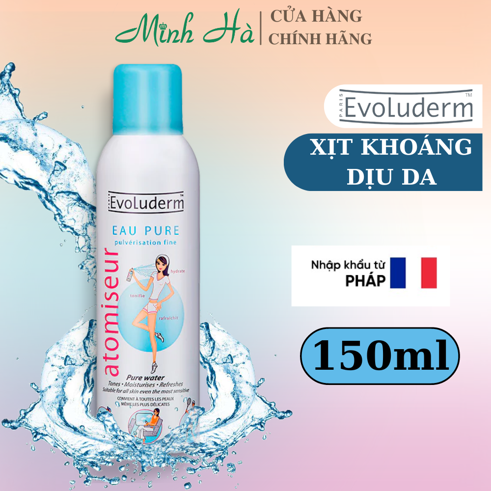 Xịt Khoáng Evoluderm Eau Pure (150ml – 400ml) - YOUDO