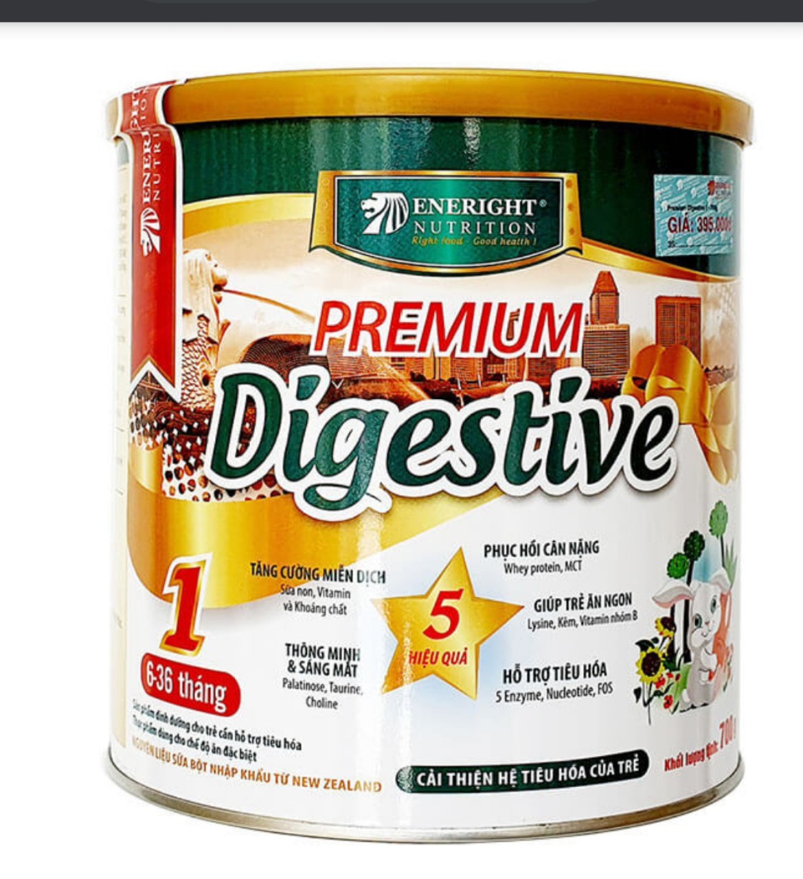Digestive 1 700g 6-36 tháng