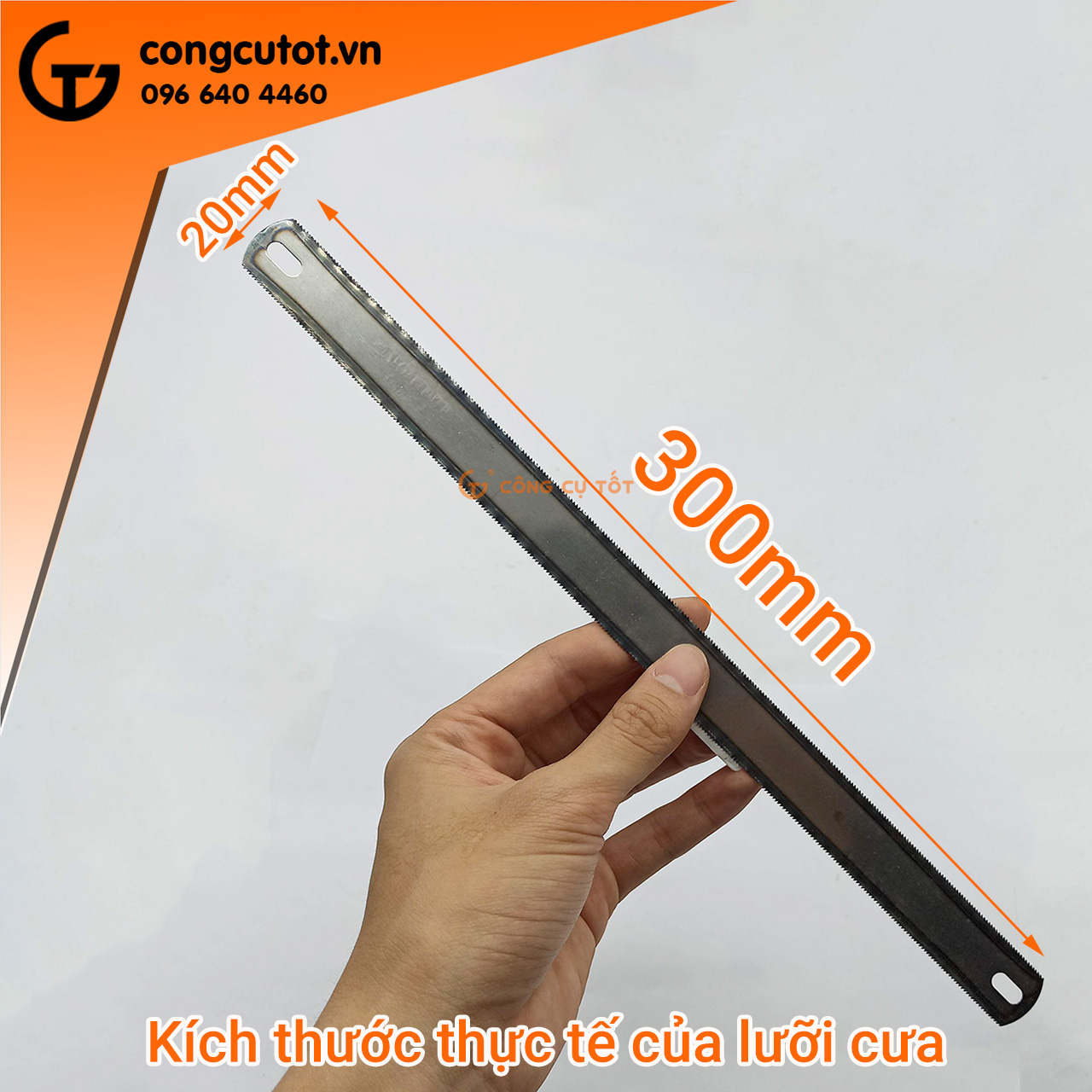 Lưỡi cưa sắt 2 mặt Hiệp Thành 300mm