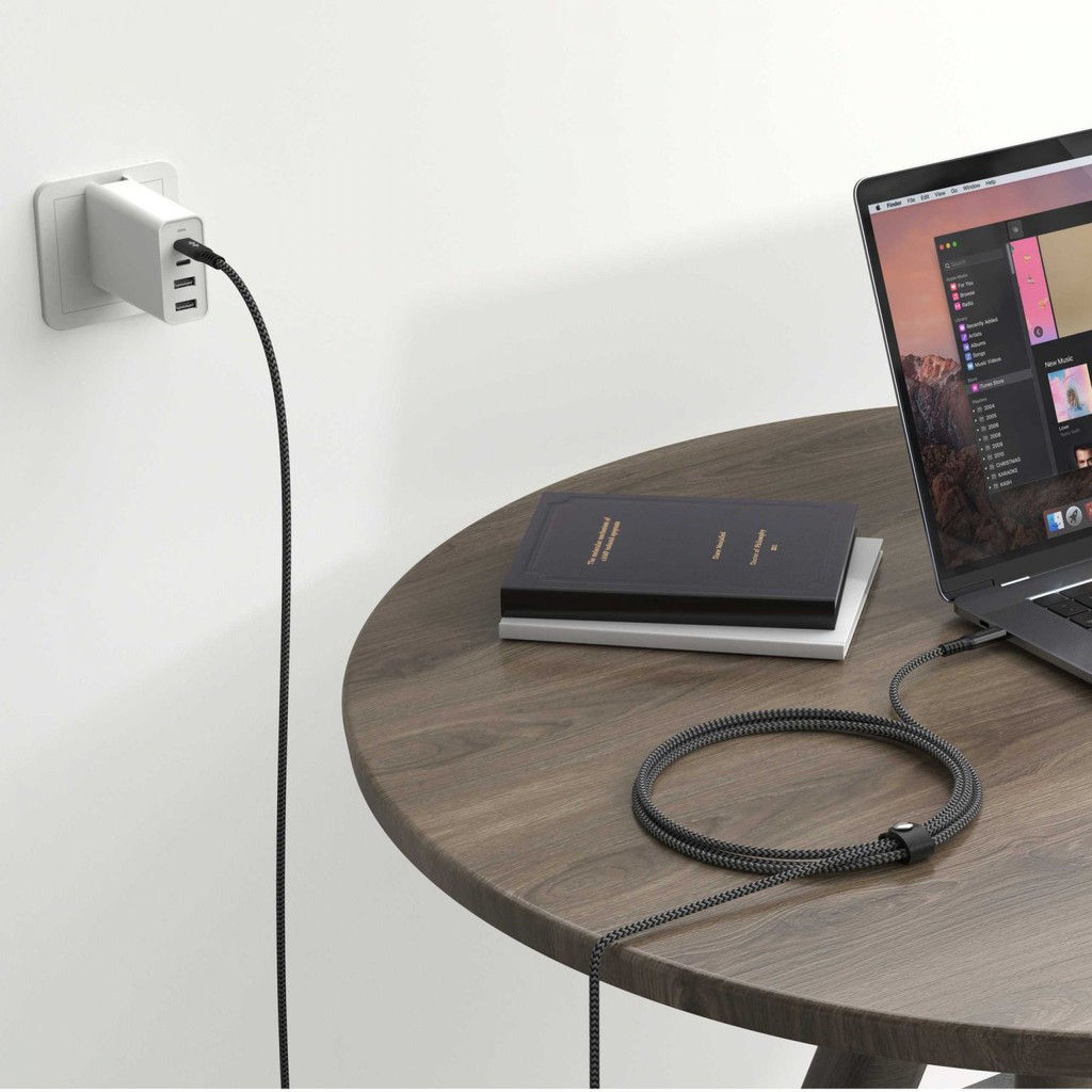 Cáp Hyper C To C 100W 2M Data Charging 10GBPS HD-CBG601 - Hàng Chính Hãng