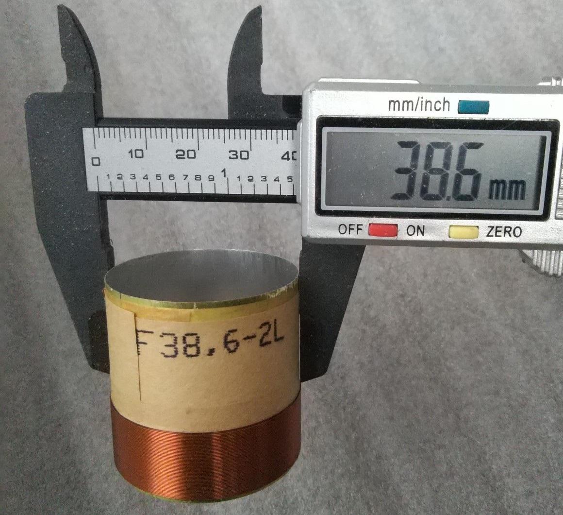 COIL 38.6 2 LỚP - 1 CÁI COIL LOA BASS