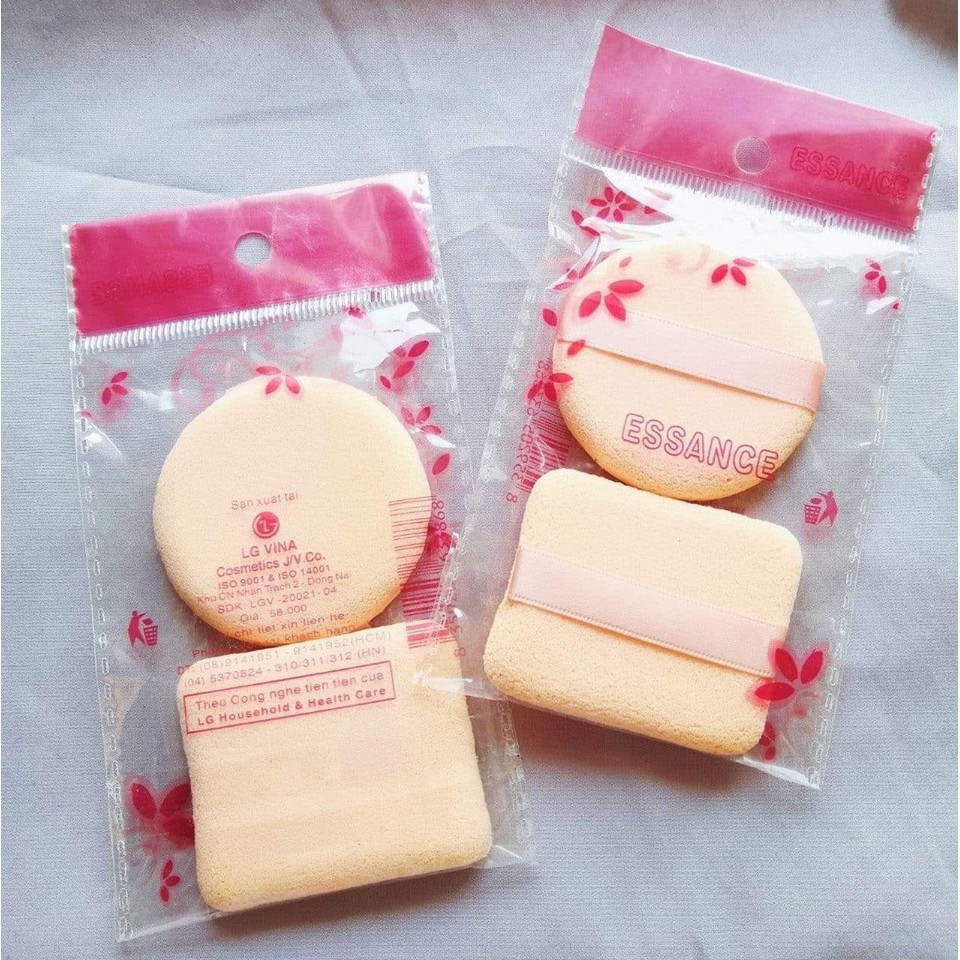 Combo 6 Gói 2 Bông phấn Essance