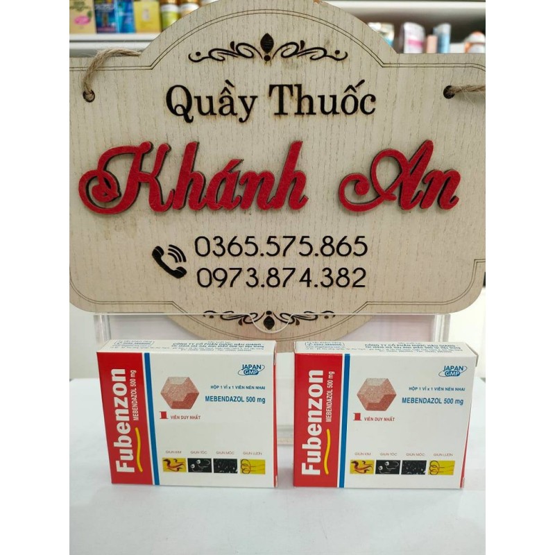 tay giun - giun kim - giun tóc - giun móc - giun lươn - FUBENZON