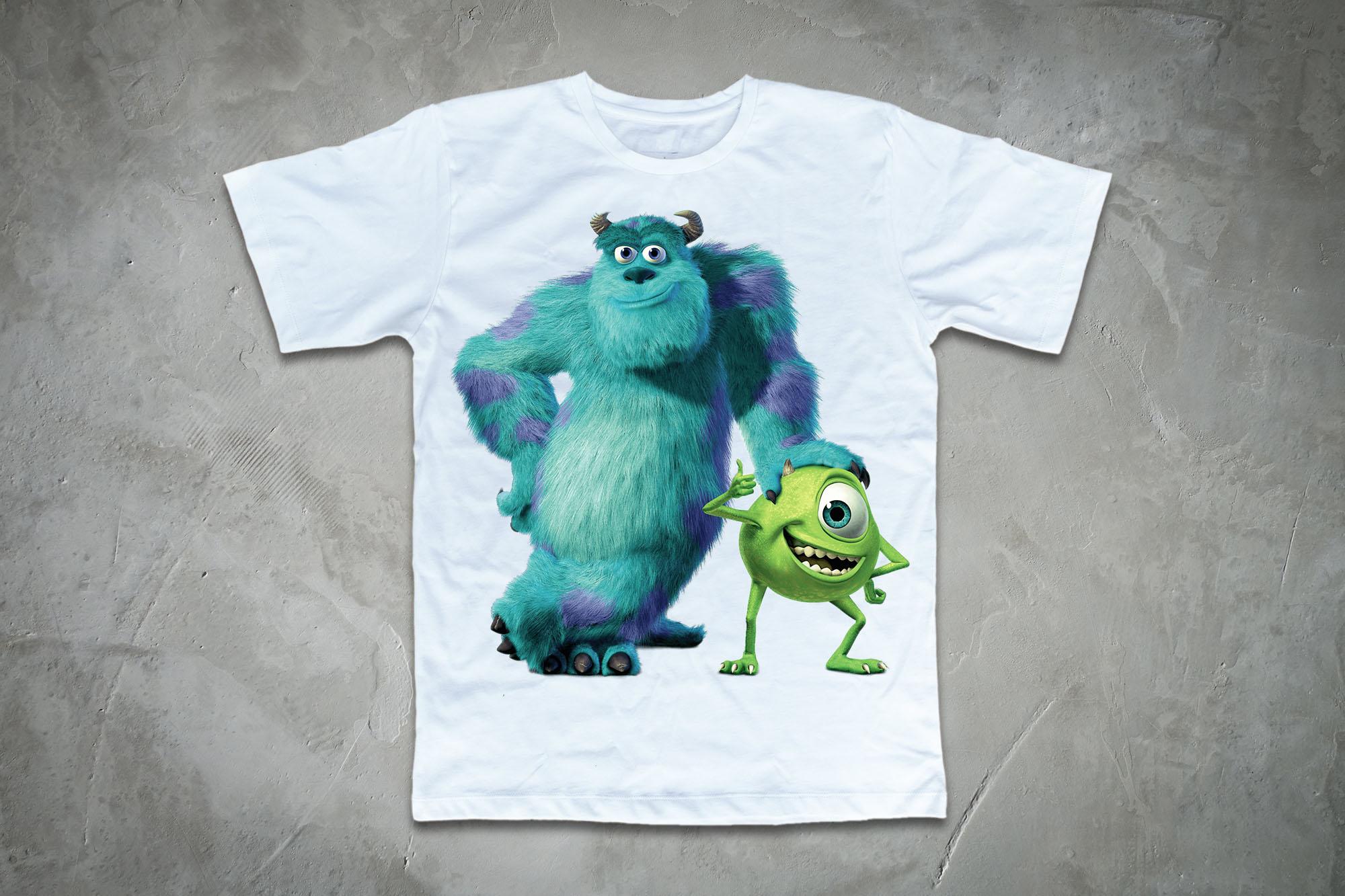 Áo thun in hình Mike Wazowski bị bóp đầu