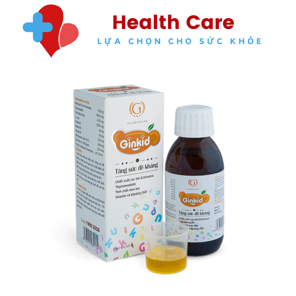 Ginkid tăng sức đề kháng-hỗ trợ tăng cường sức đề kháng của trẻ