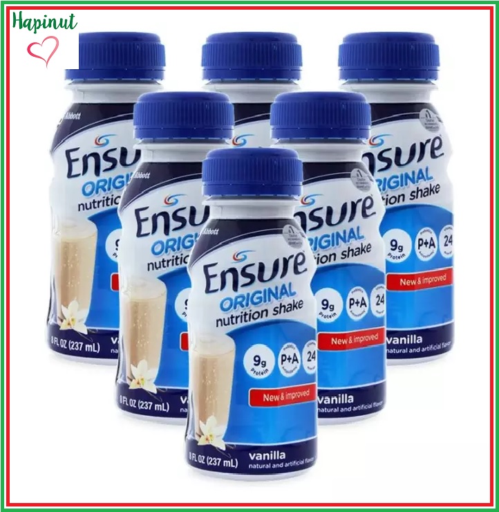 HCMXẢ KHO 3 NGÀY - Date 12 tháng Sữa Bột Pha Sẵn Abbott Ensure Original