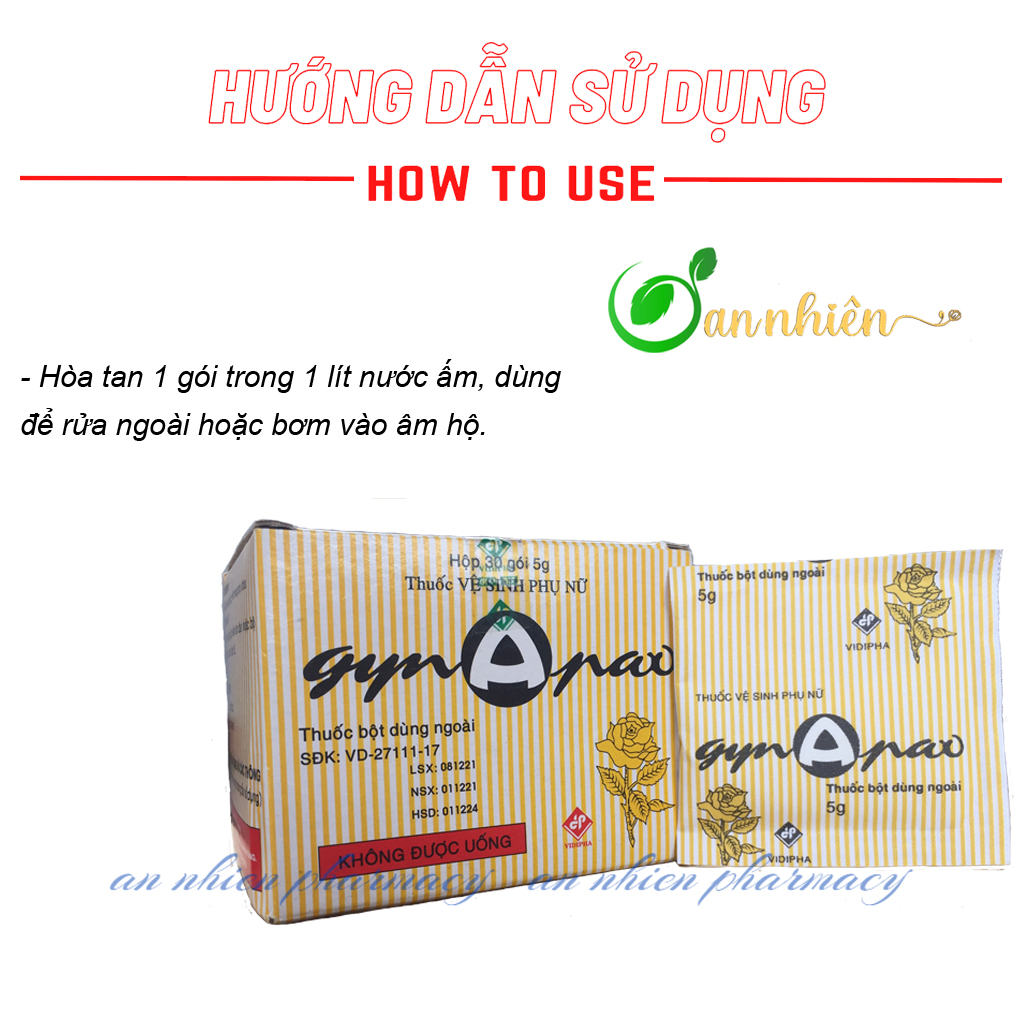 Bột vệ sinh phụ nữ GynApax