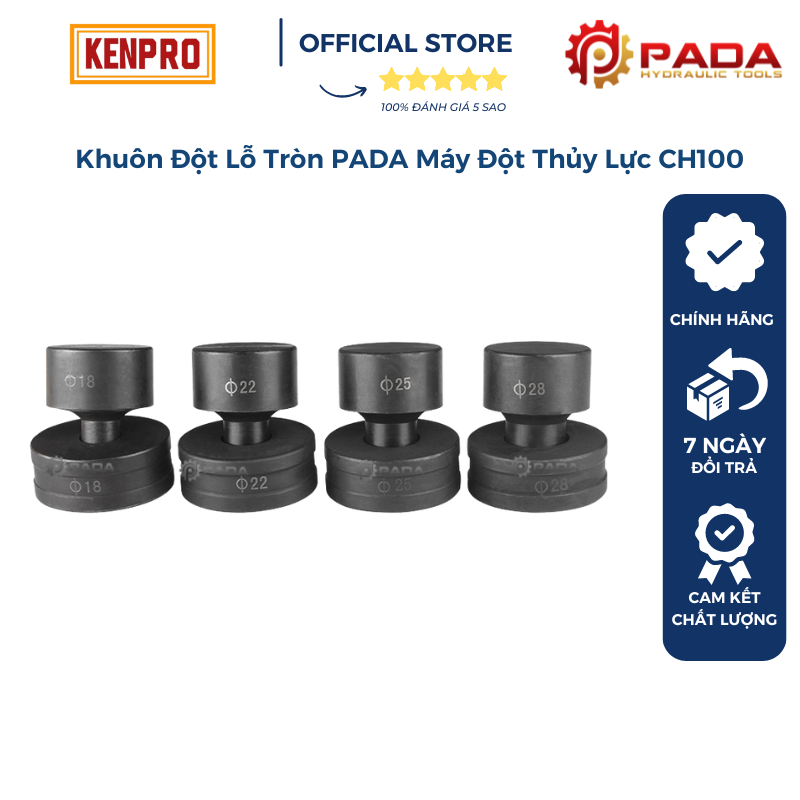 Khuôn đột lỗ tròn PADA cho máy đột thủy lực CH100