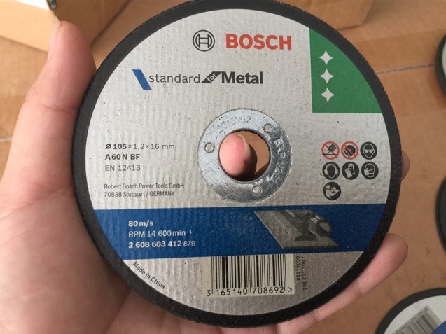 Đá cắt sắt xịn 100mm bosch 2608619343