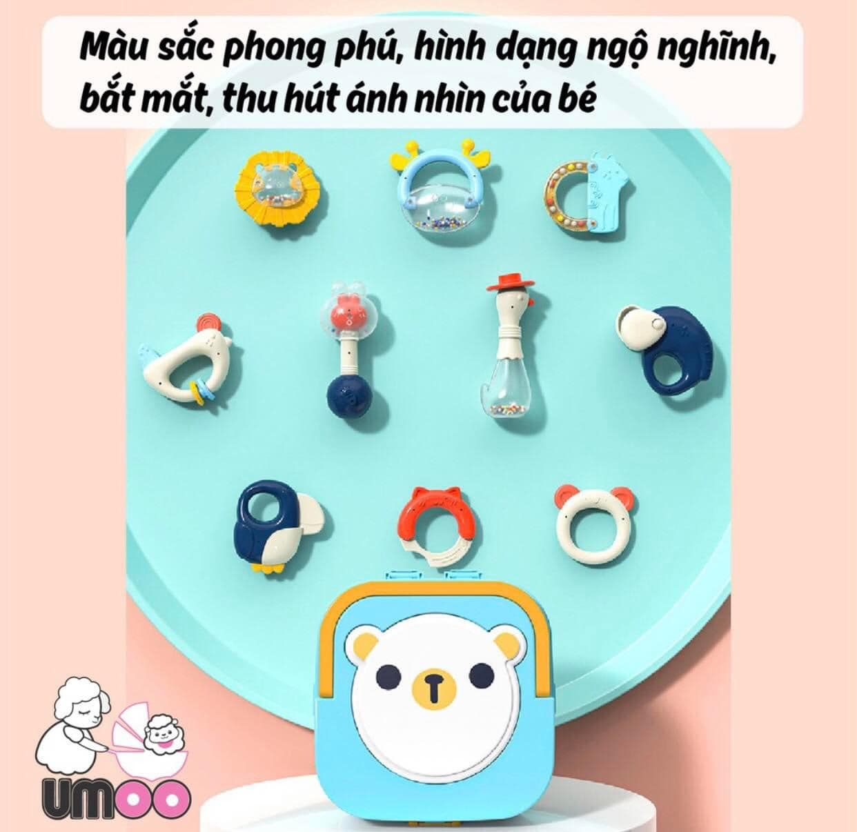 Hộp xúc xắc đèn nhạc Umoo