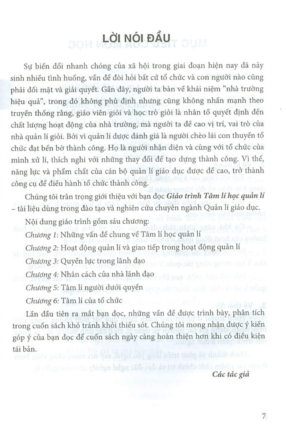 Giáo Trình Tâm Lý Học Quản Lý
