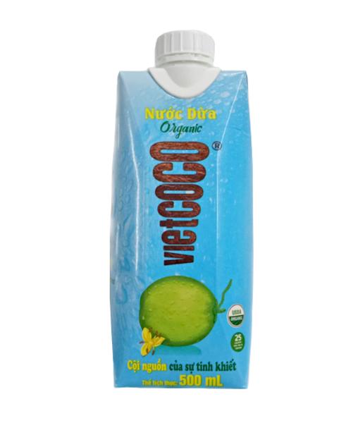 NƯỚC DỪA ĐÓNG HỘP VIETCOCO ORGANIC - 330ML