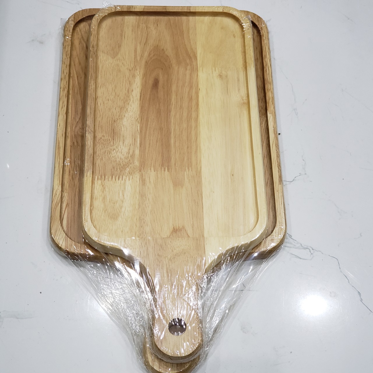 khay gỗ tay cầm Deco trang trí