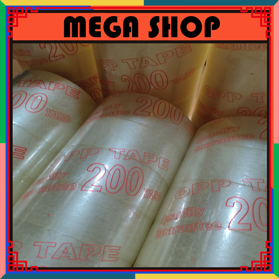 1 cuộn Băng keo băng dính trong (4,8cm-200yard ) chịu lực tốt