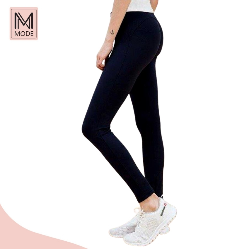 Quần Legging Warm Tập Gym Tập Yoga Chất Lượng Cao Độ Co Giãn Đàn Hồi Cực Tốt, Thiết Kế Cạp Cao, Ống Dài Mặc Lên Chân Thon Dài Che Khuyết Điểm - Ngocmode
