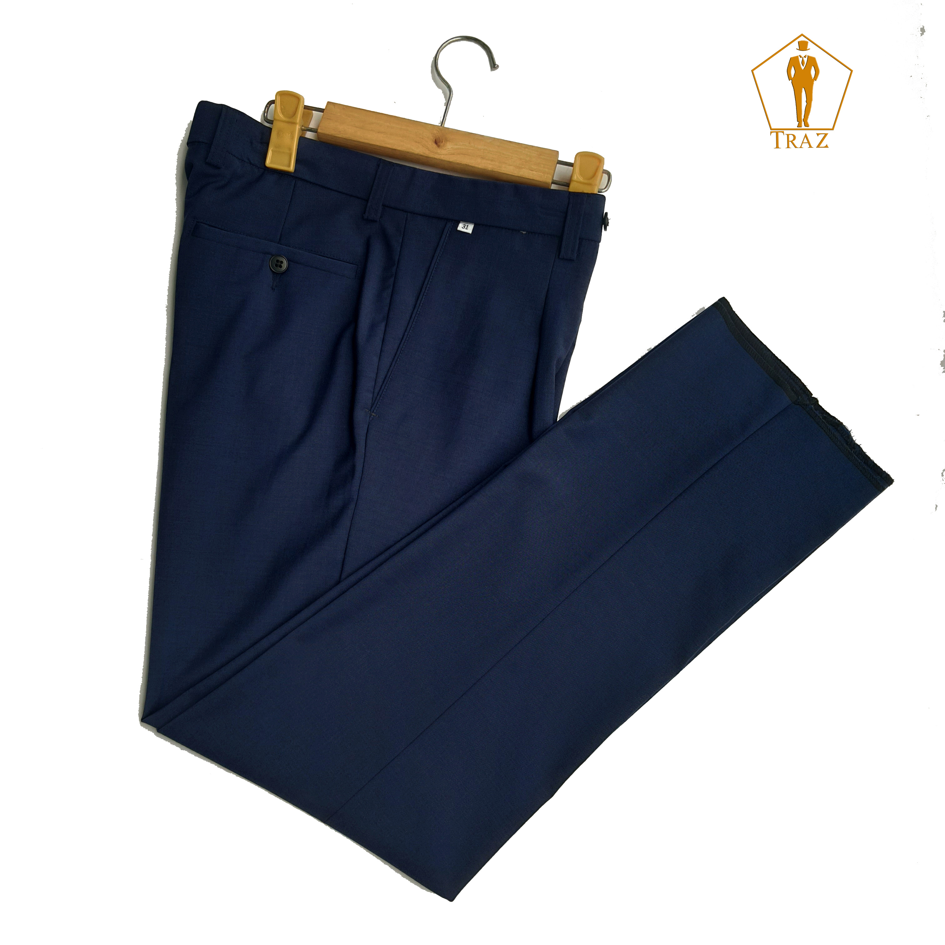 Quần tây Âu Nam Công Sở Ông Đứng Trung Niên Vải Xuất Dư Châu Âu