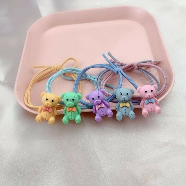(01PCS) THUN CỘT TÓC CHÚ GẤU