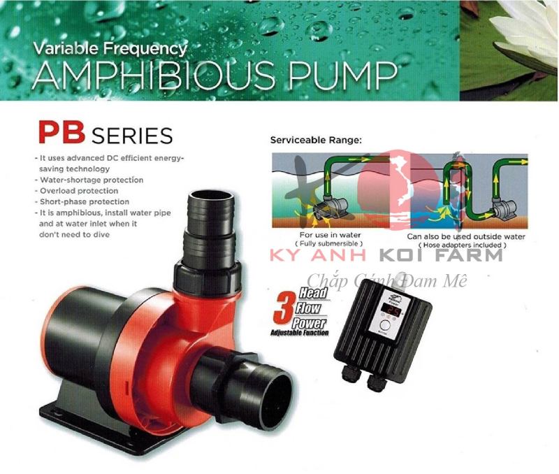 máy bơm periha siêu tiết kiệm điện PB-23000 - kyanhkoifarm