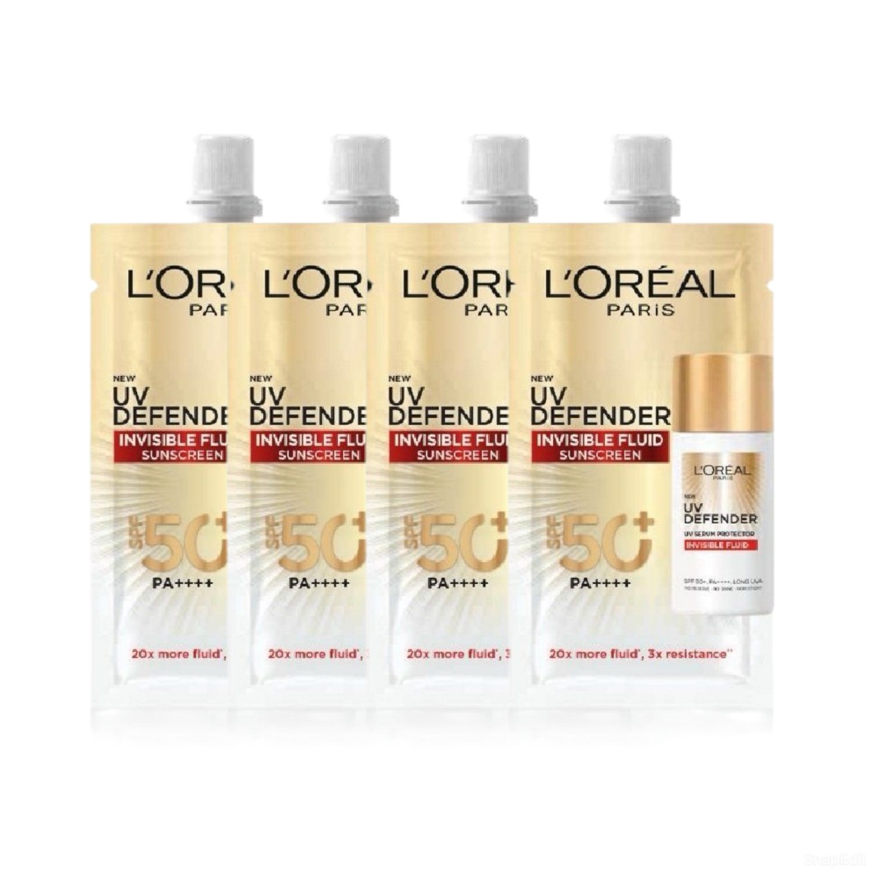 2 Gói Tinh Chất  chống nắng Loreal 5.5ml (Mẫu mới)