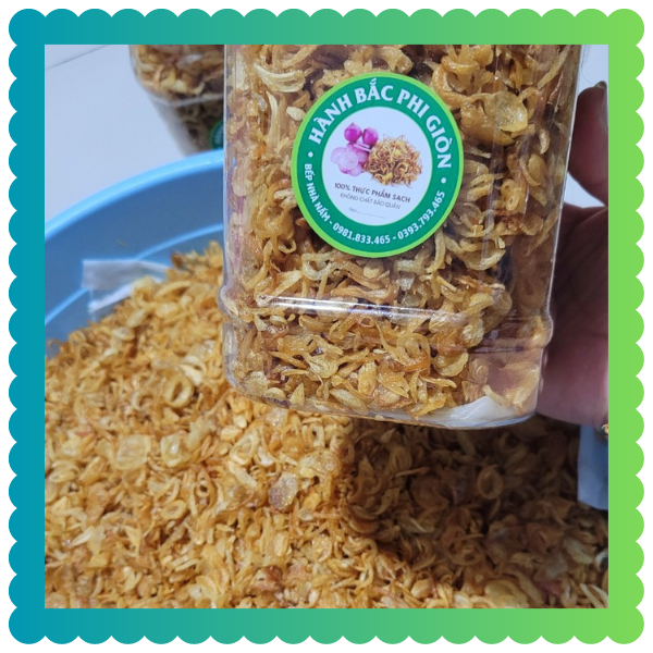 Hành Bắc Phi Khô - Giòn Thơm - Sạch - Không Bột - 500g"