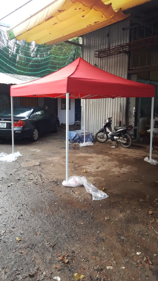 nhà bạt di động che mưa nắng 3x3