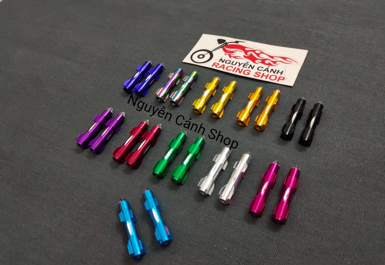 [HCM]ốc kiểu vặn pas tăng sên xe máyxe đạpxe đạp điệnkiểu quả tiểnnhôm CNC