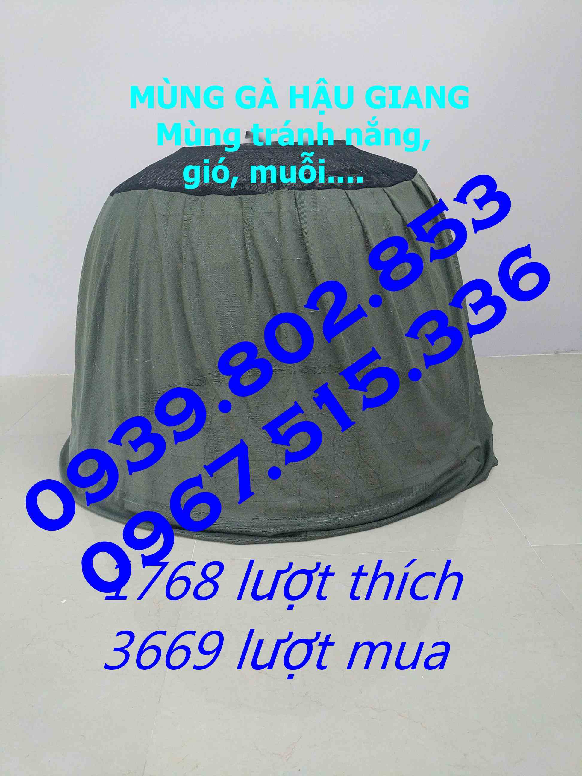 mùng trùm bội gà NỒI loại 1.2 mét