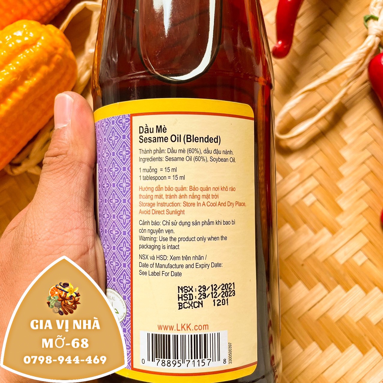 DẦU MÈ LEE KUM KEE (KUM CHUM) 750ML