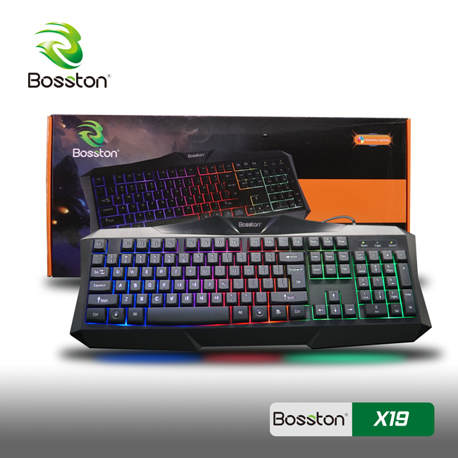[HCM]Bàn Phím Bosston X19 Đèn Led