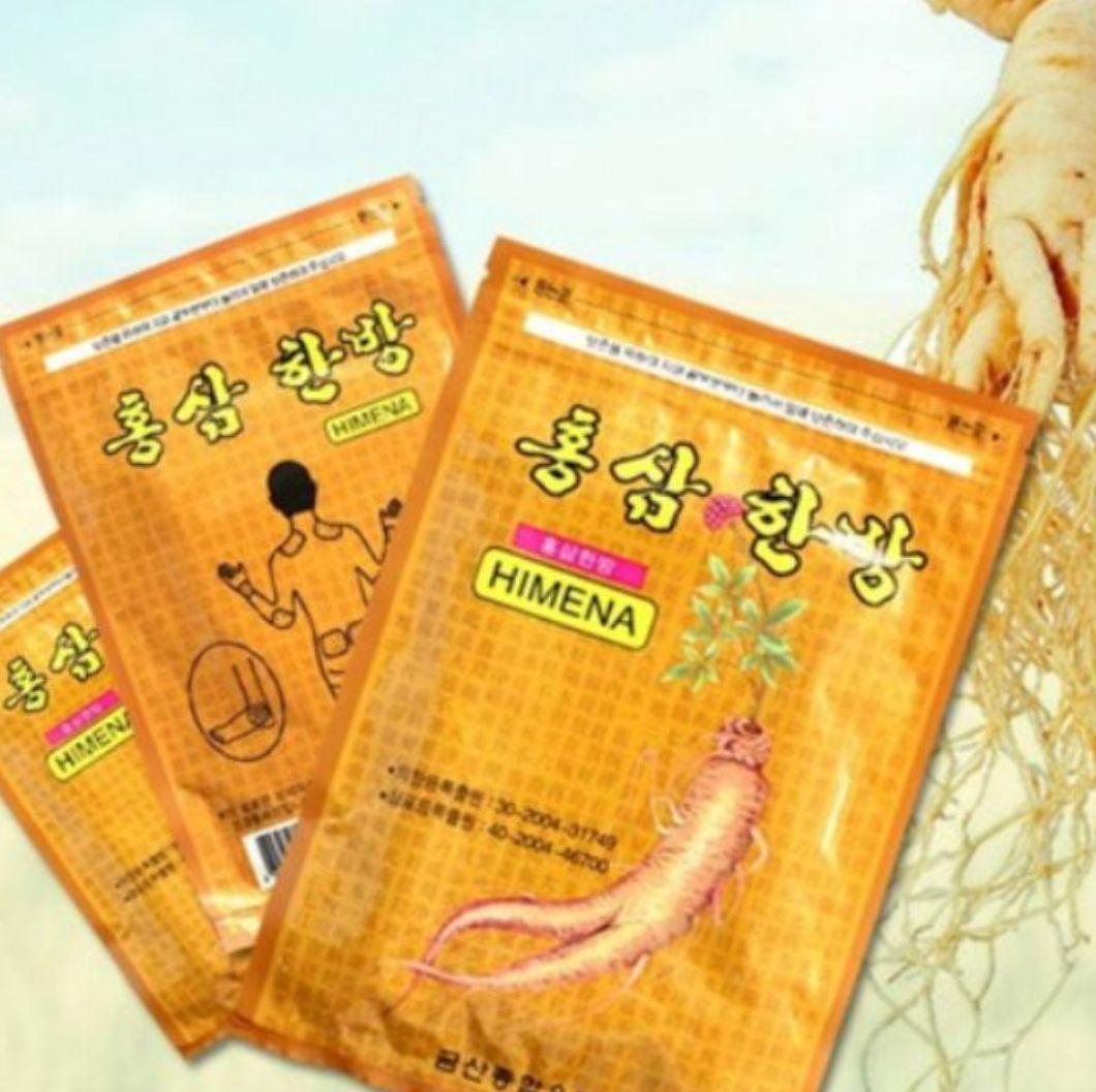 [HCM]Cao dán hồng sâm Himena Hàn Quốc (Gói 20 miếng dán)- CAM KẾT CHẤT LƯỢNG