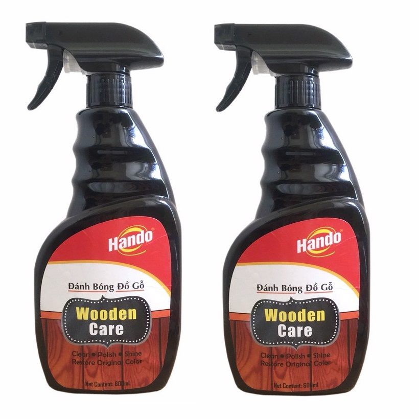 Chai xịt làm sạch và đánh bóng đồ gỗ Hando 600ml