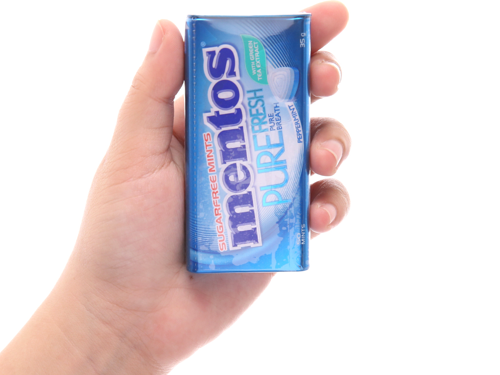[Siêu thị WinMart] - MENTOS Kẹo Ngậm K.Đg Trà Xanh 35g