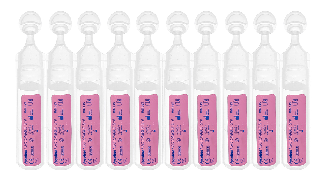 Nước muối sinh lý Fysoline Isotonic 5ml (Hộp 40 ống)