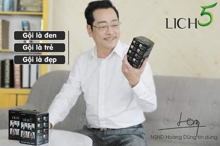 Dầu gội nhộm tóc lich5 - cỏ cây hoa lá(10 gói 30ml)