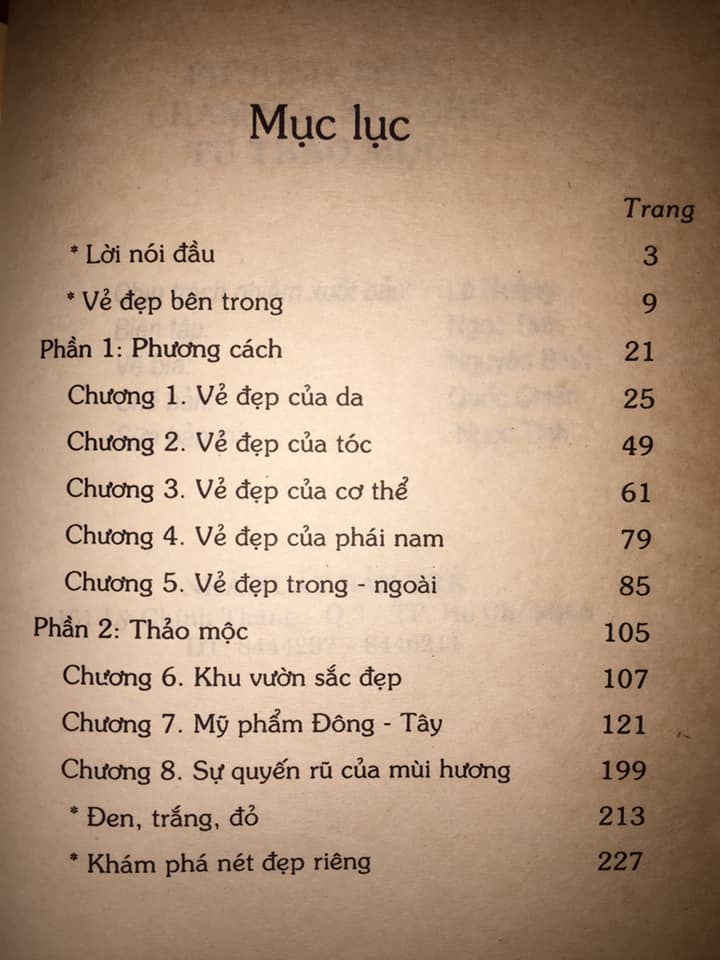 Sách Phương Thức Từ Thảo Mộc Chăm Sóc Sắc Đẹp