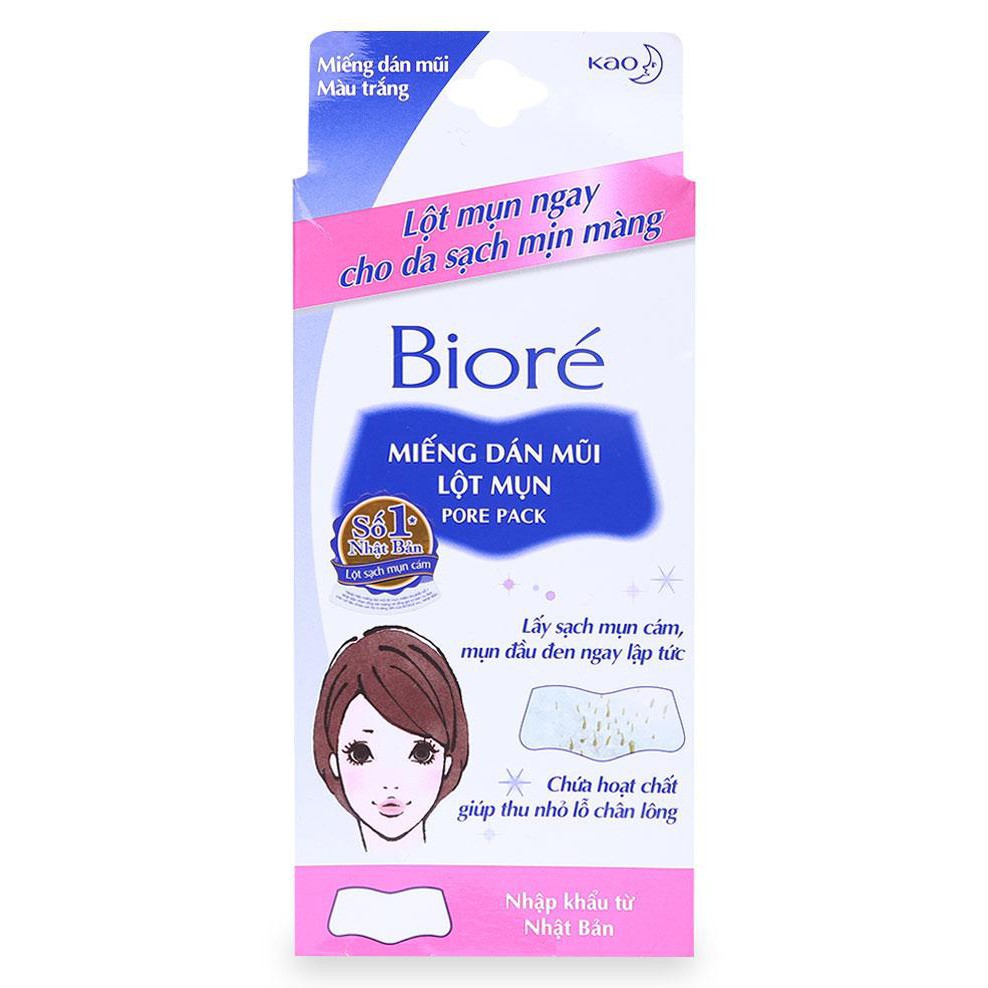 Miếng Dán Mũi Lột Mụn Bioré Pore Pack-[Cocolux]-[Biore]