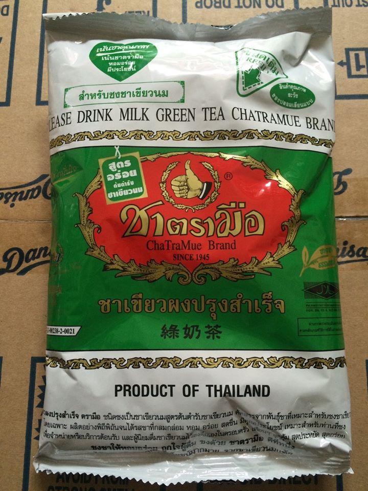 Trà Thái Xanh, Thái đỏ CHATRAMUE pha trà sữa thái