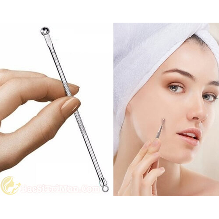 Bộ dụng cụ nặn mụn 4 cây 8 đầu