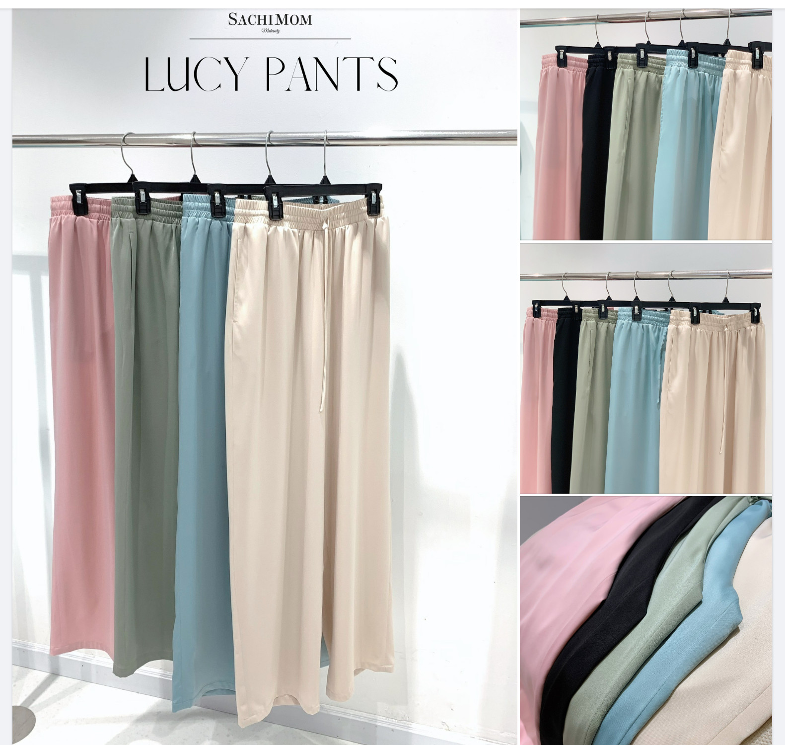 Đầm Bầu SACHIMOM - Quần Bầu Lụa LUCY PANT