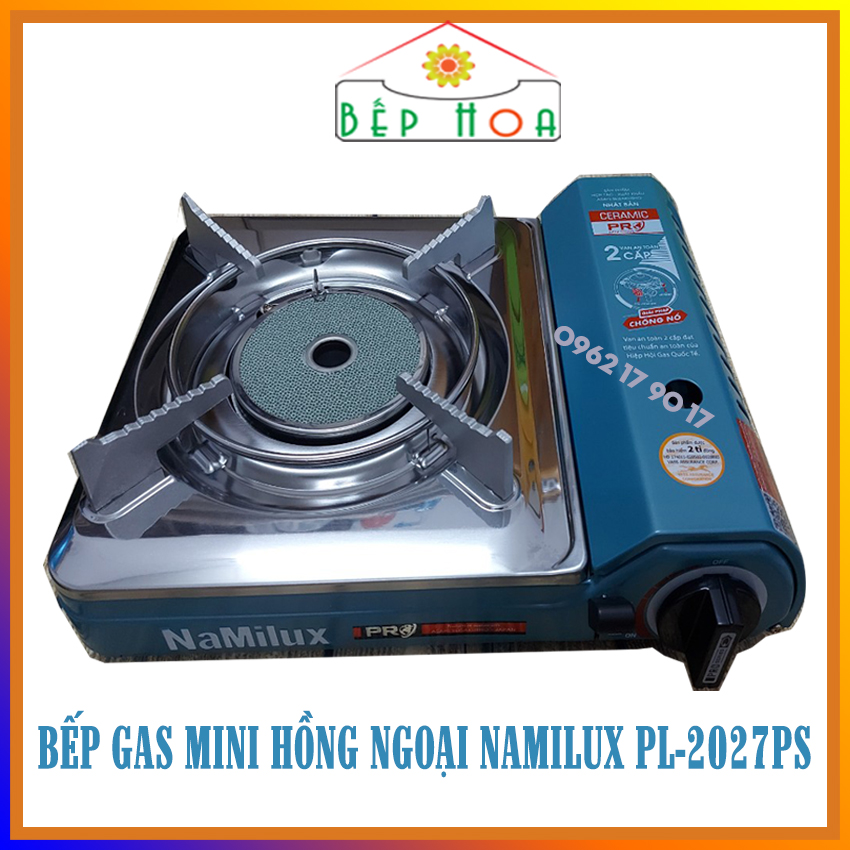 Bếp ga mini hồng ngoại Namilux PL-2027AS - CHỐNG CHÁY NỔ - Tuyệt đẹp, có hộp đựng chắc chắn - Dùng bình gas mini - BH 6 Tháng - Bếp Hoa