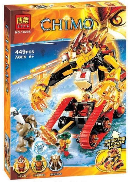 Đồ chơi trẻ em lego xếp hình CHIMO sư tử lửa Lavad (449 mảnh ghép)