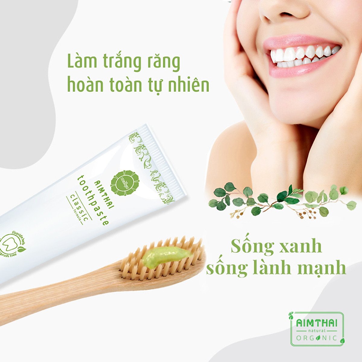 Aimthai organic toothpaste-herbal toothpaste from Thailand